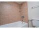 Bathroom with shower/tub and tile surround at 3535 W Tierra Buena Ln # 156, Phoenix, AZ 85053