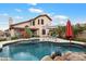 Stunning pool and spa, perfect for entertaining at 3720 E South Fork Dr, Phoenix, AZ 85044