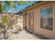 Inviting front door entrance with landscaping and a block wall at 43808 W Wade Dr, Maricopa, AZ 85138