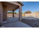 Covered patio overlooks a refreshing pool and spacious backyard at 4444 E Peach Tree Dr, Chandler, AZ 85249