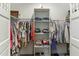 Walk-in closet with shelves and hanging rods at 4916 E Rhodium Dr, San Tan Valley, AZ 85143