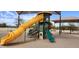 Community playground with yellow slide at 4916 E Rhodium Dr, San Tan Valley, AZ 85143