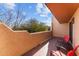 Private balcony with seating area and scenic view at 540 S West Rd # 12, Wickenburg, AZ 85390