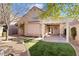 Artificial turf backyard with pergola and patio at 5534 N 15Th St, Phoenix, AZ 85014