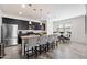 Modern kitchen with stainless steel appliances and an island at 5704 E Butte St, Mesa, AZ 85205