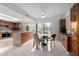 Modern kitchen with wood cabinets and a large island at 5818 N 45Th St, Phoenix, AZ 85018