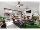 Open concept living room with a view of the pool and outdoor kitchen at 5818 N 45Th St, Phoenix, AZ 85018