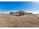 Backyard with gravel landscaping and a white fence at 6608 N Cima Vista Dr, Casa Grande, AZ 85194