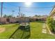 Large backyard with trampoline and grassy area at 6627 N 16Th Dr, Phoenix, AZ 85015