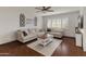 Cozy living room featuring neutral decor and ample natural light at 6627 N 16Th Dr, Phoenix, AZ 85015