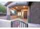 Covered patio with entrance to the home at 6909 N 71St Dr, Glendale, AZ 85303