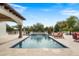 Relaxing pool and patio with lounge chairs, perfect for outdoor entertaining at 8515 E Sutton Dr, Scottsdale, AZ 85260