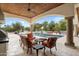 Comfortable seating area near the pool, ideal for enjoying the outdoors at 8515 E Sutton Dr, Scottsdale, AZ 85260