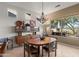 Dining room with wooden table and large windows at 9023 N Crown Ridge --, Fountain Hills, AZ 85268