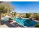 Relaxing pool area with mountain views at 9023 N Crown Ridge --, Fountain Hills, AZ 85268