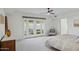 Bedroom with french doors opening to a private backyard at 9448 N 80Th Pl, Scottsdale, AZ 85258