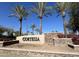 Community entrance sign with Cortesssa lettering and stonework at 10022 N Erin Ct, Waddell, AZ 85355