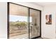 Private balcony with mountain views and small table at 10222 E Southwind Ln # 1026, Scottsdale, AZ 85262