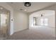 Bedroom with carpet flooring and access to other rooms at 10811 E Contessa St, Mesa, AZ 85207