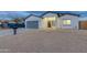 Modern home with gray garage door and neutral exterior at 10869 N 81St Ave, Peoria, AZ 85345