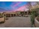 Stunning desert home with a large driveway and beautiful landscaping at 11105 E Tamarisk Way, Scottsdale, AZ 85262