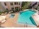 Relaxing resort-style pool and spa area with ample deck space at 14575 W Mountain View Blvd # 12303, Surprise, AZ 85374