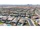 Wide aerial view of the neighborhood at 15207 S 183Rd Ave, Goodyear, AZ 85338