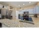 Kitchen with granite countertops and stainless steel appliances at 15820 W Falcon Ridge Dr, Sun City West, AZ 85375