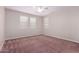 Well-lit bedroom featuring three windows and plush carpeting at 16019 W Avenida Del Sol --, Surprise, AZ 85387