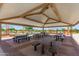 Community picnic tables under covered pavilion at 16019 W Avenida Del Sol --, Surprise, AZ 85387