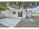 Backyard with patio, gravel, and partial view of house at 17030 E Calaveras Ave, Fountain Hills, AZ 85268