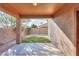 Covered patio with artificial turf and pleasant views at 1861 E Birch St, Casa Grande, AZ 85122