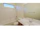 Clean bathroom with a bathtub, shower, and vanity at 1861 E Birch St, Casa Grande, AZ 85122