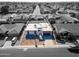 Aerial view of the house and property, highlighting its size and location at 2003 E Magdalena Dr, Tempe, AZ 85283