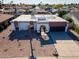 Aerial view of single story home with surrounding neighborhood at 2003 E Magdalena Dr, Tempe, AZ 85283