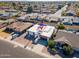 Wide aerial view of the home and surrounding neighborhood at 2003 E Magdalena Dr, Tempe, AZ 85283