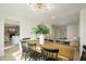 Farmhouse style dining room with a large wooden table at 2003 E Magdalena Dr, Tempe, AZ 85283