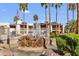 Community features pool, fountain, and palm trees at 205 N 74Th St # 122, Mesa, AZ 85207