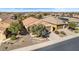 Aerial view of single story home with desert landscaping at 21280 N 262Nd Dr, Buckeye, AZ 85396