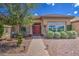 Front entry of the house with walkway at 21413 N 159Th Dr, Sun City West, AZ 85375