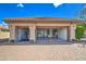 Spacious garage with golf cart and extra storage at 21413 N 159Th Dr, Sun City West, AZ 85375