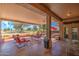 Spacious covered patio, perfect for outdoor entertaining at 21413 N 159Th Dr, Sun City West, AZ 85375