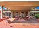 Covered patio with seating area and a tiled floor at 21413 N 159Th Dr, Sun City West, AZ 85375