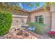 Small patio with table and chairs at 21413 N 159Th Dr, Sun City West, AZ 85375