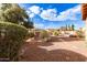 Spacious backyard with gravel and desert landscaping at 23242 S 202Nd Way, Queen Creek, AZ 85142