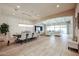 Bright dining room with a large table, chandelier, and seating for six at 2351 E Cherrywood Pl, Chandler, AZ 85249