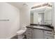 Updated bathroom with gray vanity and modern fixtures at 2524 S El Paradiso -- # 76, Mesa, AZ 85202