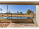 Private patio overlooking a serene canal and golf course at 2524 S El Paradiso -- # 76, Mesa, AZ 85202