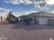 Landscaped backyard with patio and seating at 2705 S Copperwood --, Mesa, AZ 85209