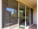 Sliding glass doors leading to a private balcony at 2746 S Harmony Ave, Gilbert, AZ 85295